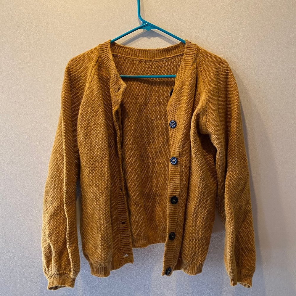 L'envers Fashion Gaby Sweater in Mustard Yellow (Size S/M)